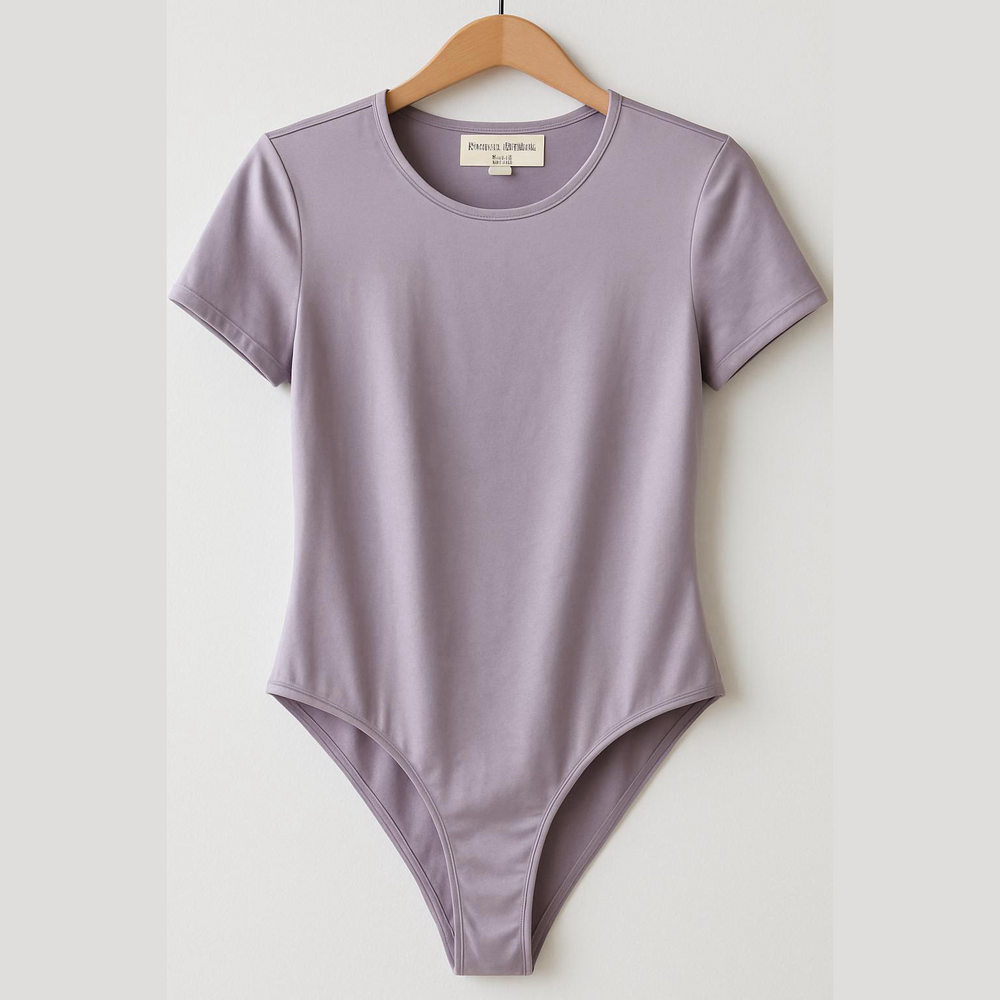 House of Harlow NWT 1960 Retro women’s lilac short sleeve body suit Size M.